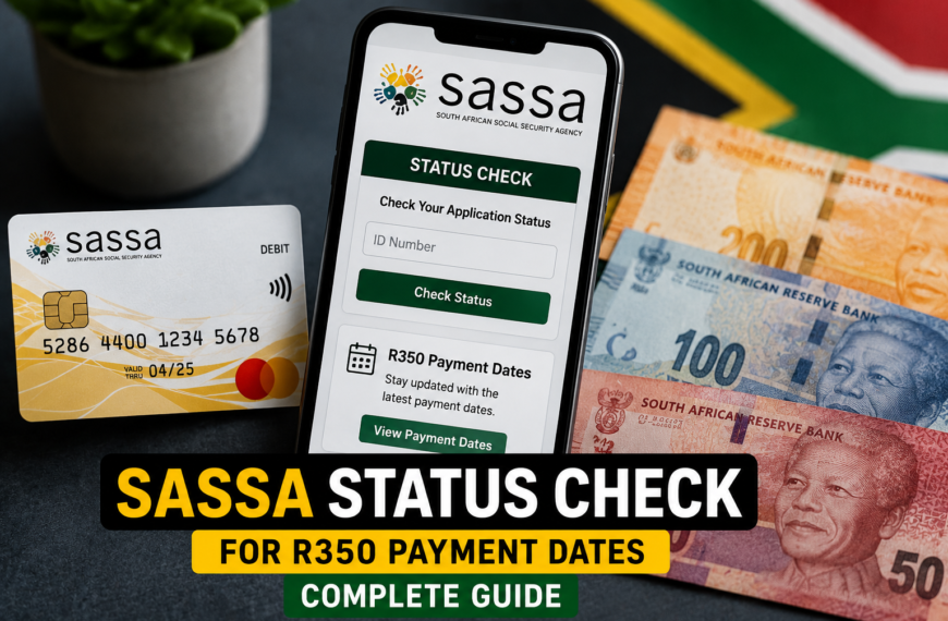 SASSA Status Check for R350 Payment Dates: Complete Guide